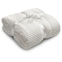 Decke CORD CAROLA (BL 150x200 cm) - beige - BL 150x200 cm