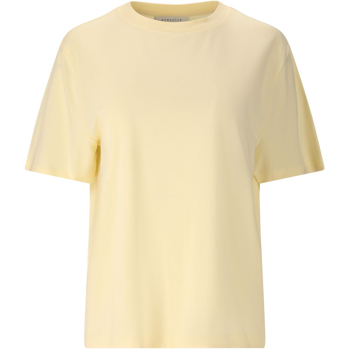 Athlecia Lexy W Basic Tee transparent yellow (5177) 44 EA261326-5177-44