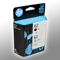 2 HP Tinten N9J71AE 62 Doppelpack KCMY