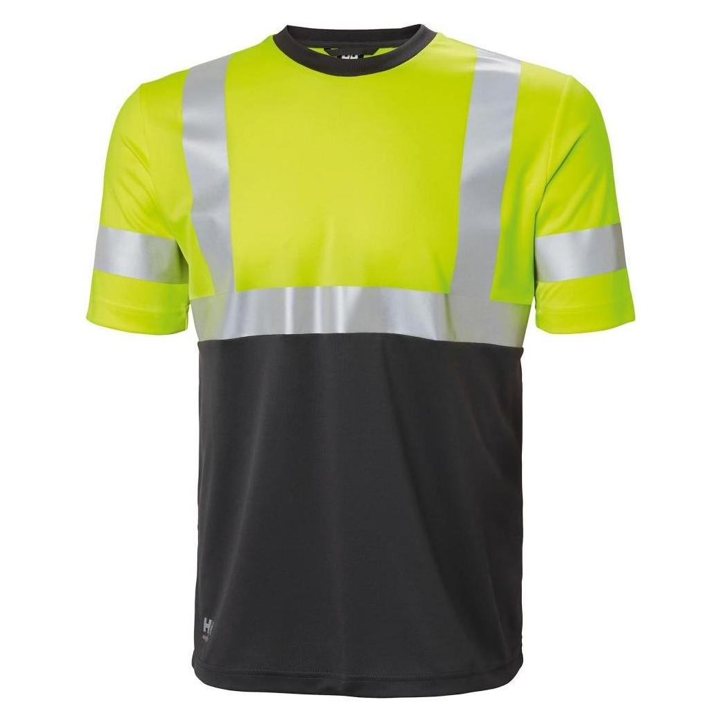 Helly Hansen Workwear Marškinėliai HELLY HANSEN Addvis T-Shirt CL1, geltoni 2XL (XXL) (7040058446668)