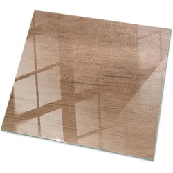TISCHPLATTE 50x50 cm Natürliche Holzmaserung