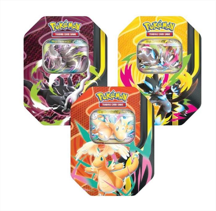 POKEMON Tin Da Collezione Megaforze-1pz Assortito