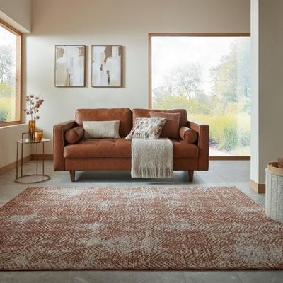 Designteppich FLAIR RUGS "LUA", braun (terrakotta), B:200cm H:7mm L:300cm, Polyester, Teppiche
