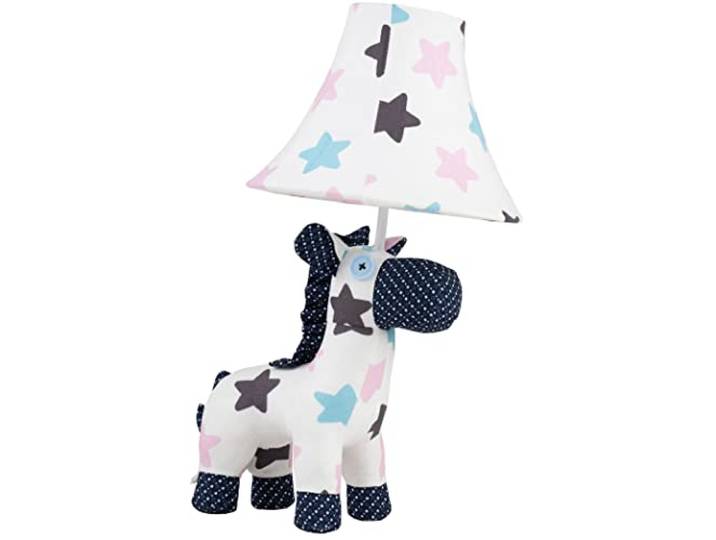 Happy Lamps Finn LED-Tischlampe Pferdelampe Kinderzimmer 47 cm handgefertigt, kindersicher, ideal fürs Kinderzimmer, Geschenkidee