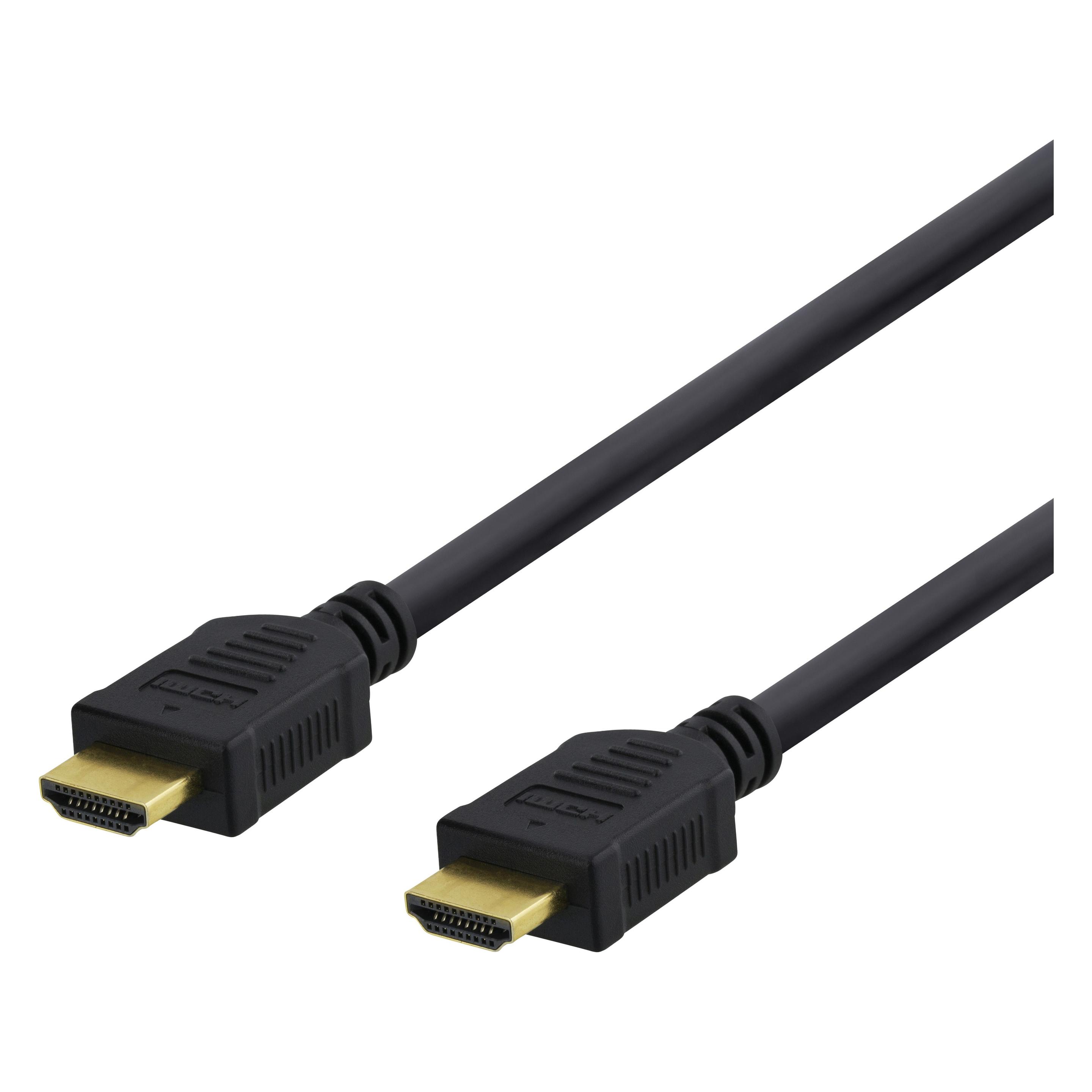 Deltaco HDMI-1070D HDMI cable HDMI Type A (Standard) Black (10 m) (HDMI-1070D)