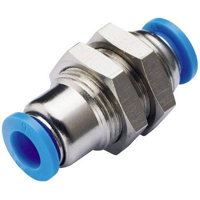 TRU COMPONENTS Gerade-Verbinder PM6 Rohr-Ø: 6mm 1St.