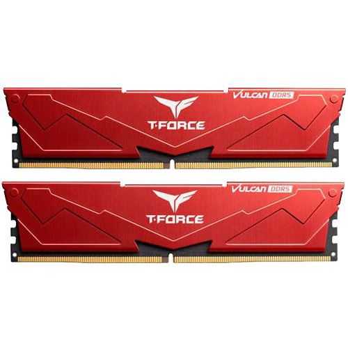 32GB TeamGroup T-Force Vulcan rot DDR5-6000 DIMM CL30 Dual Kit