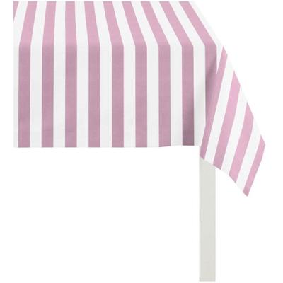 Mitteldecke APELT "DELFI, LOFT STYLE, Jacquard", rosa (rosa, weiß), B:90cm L:90cm, Polyester, Tischdecken, Mitteldecke