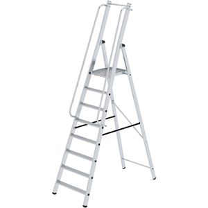 MUNK Podestleiter ML, 51098, klappbar, mit 8 Stufen