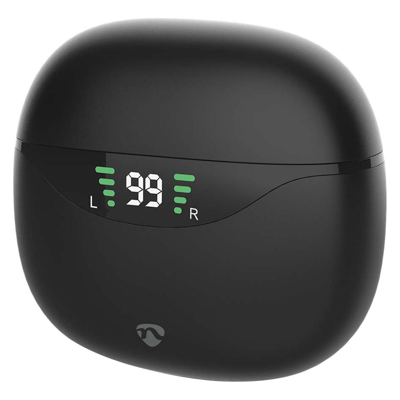 Nedis Vollständig drahtlose Kopfhörer - ANC (Active noice Cancelling) - Bluetooth - max. Batteriespi (ANC, 30 h, Kabellos) (HPBT2450BK)