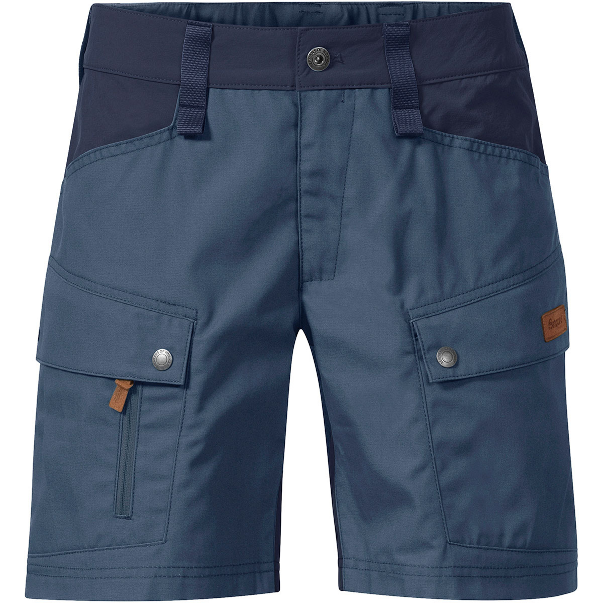 Bergans Nordmarka Favor Outdoor Damen Kurze Hosen blau Größe S Trekking Hautfreundlich Wasserabweisend