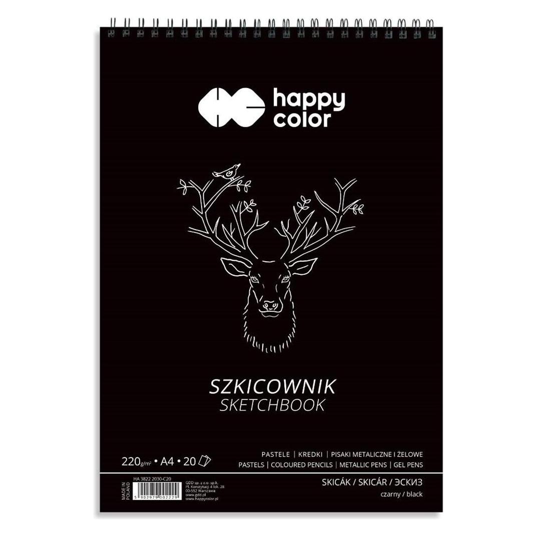 Happy Color Skizzenbuch A4 20k weiss (A4, Blanko) (404664)