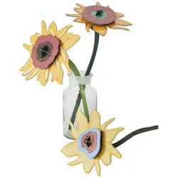 DEKOFIGUR Sonnenblumen-Trio 4/27 cm
