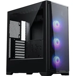 Phanteks PC-Gehäuse Eclipse G370A RGB Schwarz, Unterstützte (ATX, E-ATX, mATX, Mini-ITX, SSI EEB), PC Gehäuse, Schwarz