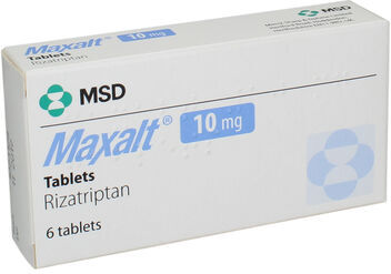 Maxalt 10mg Migraine Relief - 3 Tablets