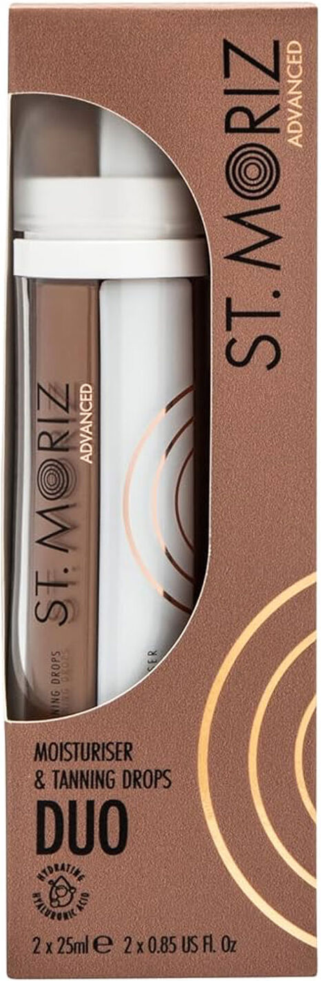 ST. MORIZ Advanced Moisturiser & Tanning Drops Duo 2x25ml