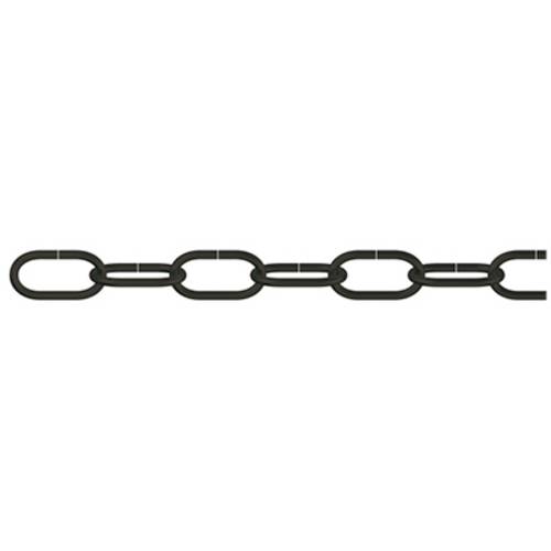 dörner + helmer 153537 Zierkette Schwarz Stahl 30m