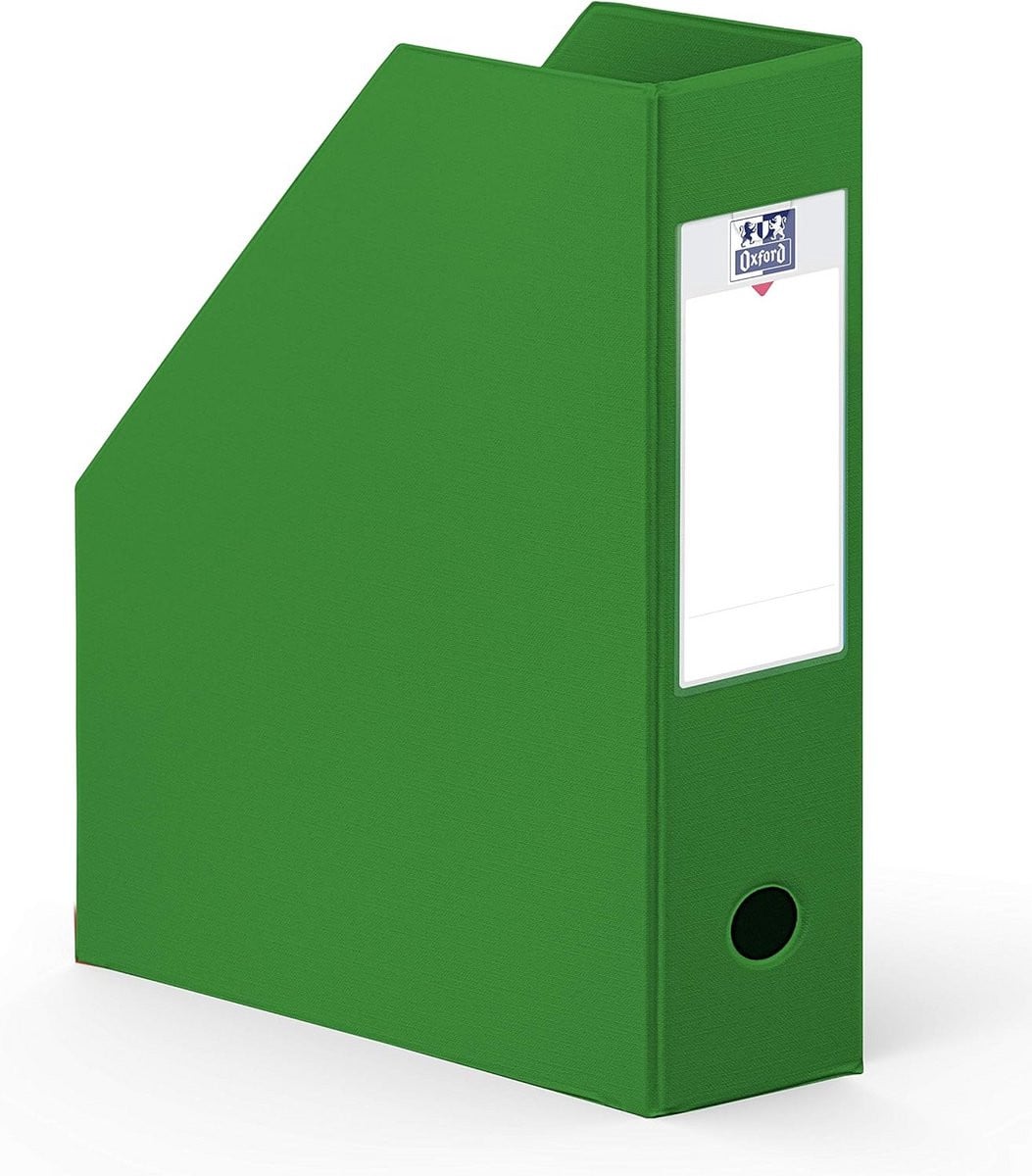 Stevige Tijdschriftenhouder Donkergroen - A4 Formaat Opslag voor Bureau of Kast