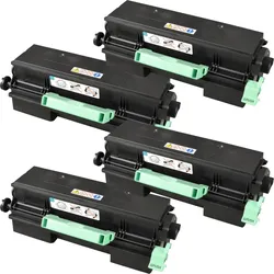 4 Kompatible Toner ersetzt Ricoh SP4500HE Multipack schwarz