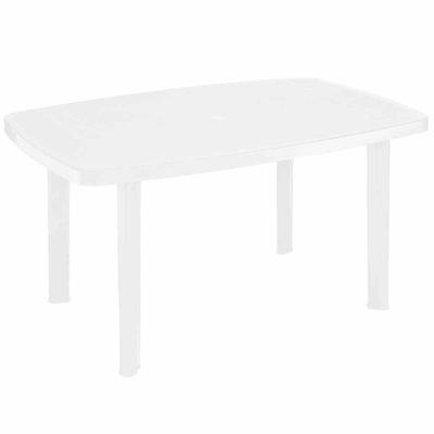PROGARDEN Faro Faro Tisch, 140x90 cm, weiß