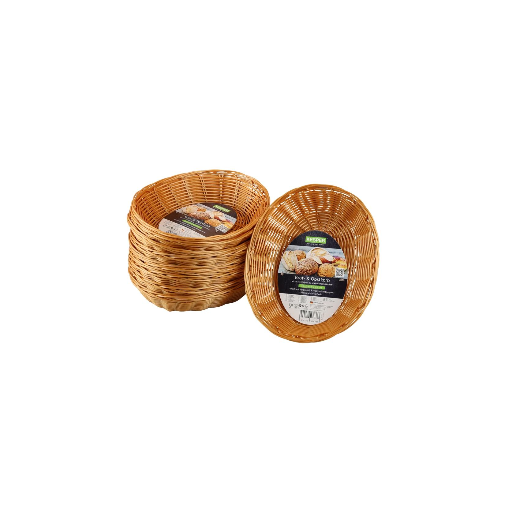 KESPER Brotkorb, Kunststoff (PE) 10er PACK