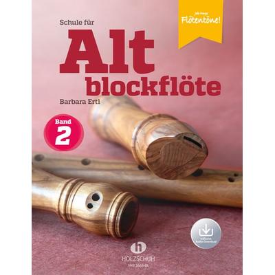 Schule für Altblockflöte 2 (mit Audio-Download) -