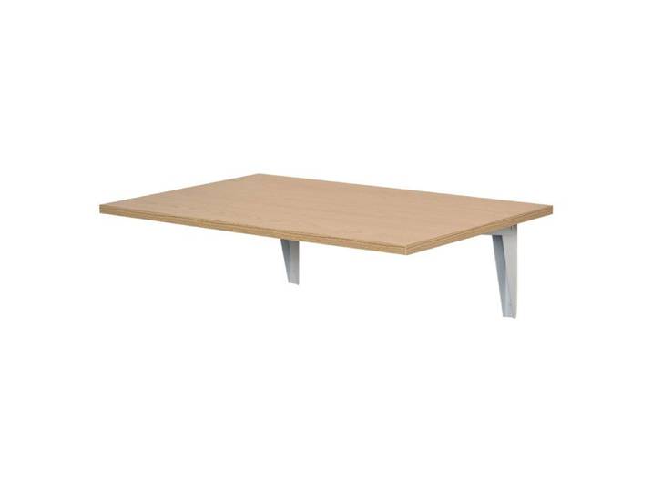 CollaHausse Table Murale Pliante Bois Naturel Gain de Place Cuisine Chambre 60x40x20 cm