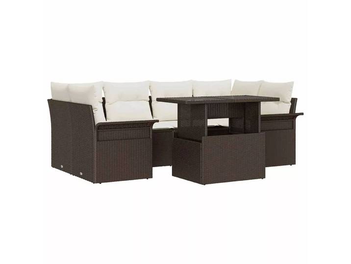 VidaXL - Modulare sofagarnitur poly-rattan, One Size, Multicolor