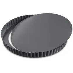 Kaiser Backform Obstkuchen 28 cm Stahl Schwarz