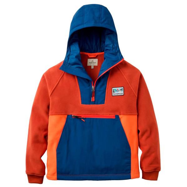 Passenger - Women's Alexander 3.0 Recycled Hooded Polar Fleece - Fleecejacke Gr L rot/blau