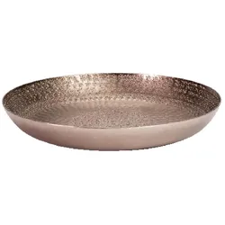 Wittkemper living Teller NY Antique S Aluminium vernickelt gold matt 30x30x4cm