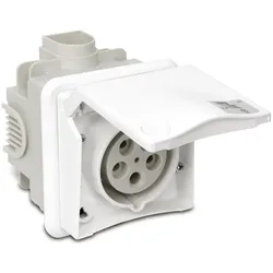 PCE, Steckdose, CEE-Unterputzsteckdose 32 A, 400 V, IP44
