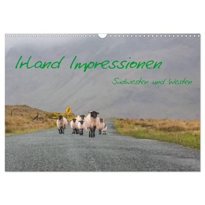 Irland Impressionen Südwesten und Westen (Wandkalender 2027 DIN A3 quer), CALVENDO Monatskalender