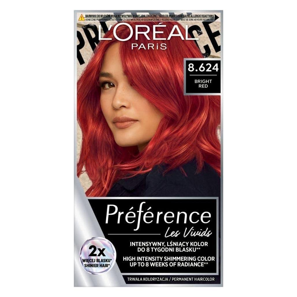 L'Oréal Paris Vivid Colors (8.624 Leuchtendes Rot) (3600524015626)