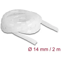 DELOCK Spiralschlauch flexibel 2 m x 14 mm transparent