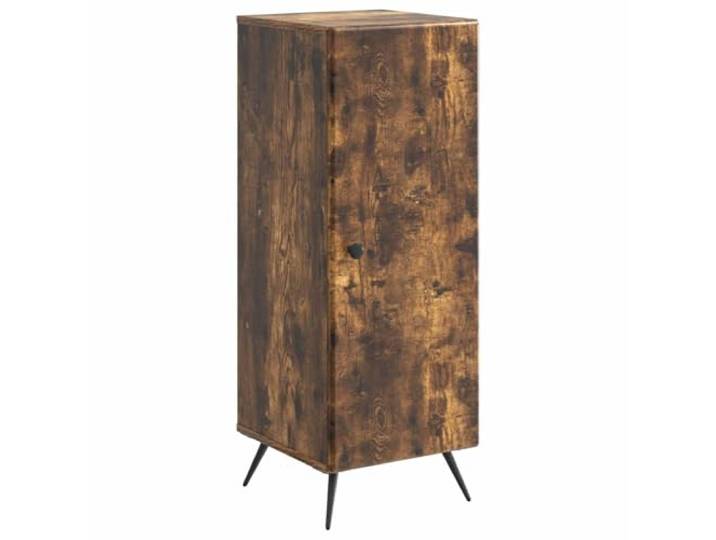 Sideboard in Geräucherter Eiche 33x34,5x90 cm Holzwerkstoff mit Schubladen Verstellbare Regale, stabile Türen, pflegeleichte Oberfläche, vielseitig einsetzbar