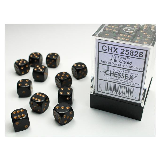 Chessex 12mm d6 Opaque (CHX25828)