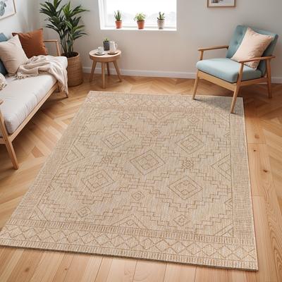 Teppich LIVABLISS "KURA", beige, B:200cm H:4,1mm L:275cm, Polypropylen, Teppiche, Teppich
