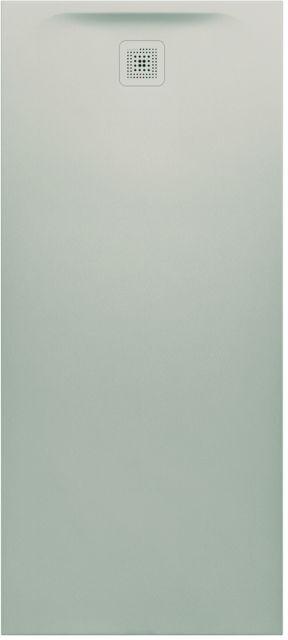 LAUFEN Pro Duschwanne H2119590770001 Marbond Ablauf kurze Seite hellgrau