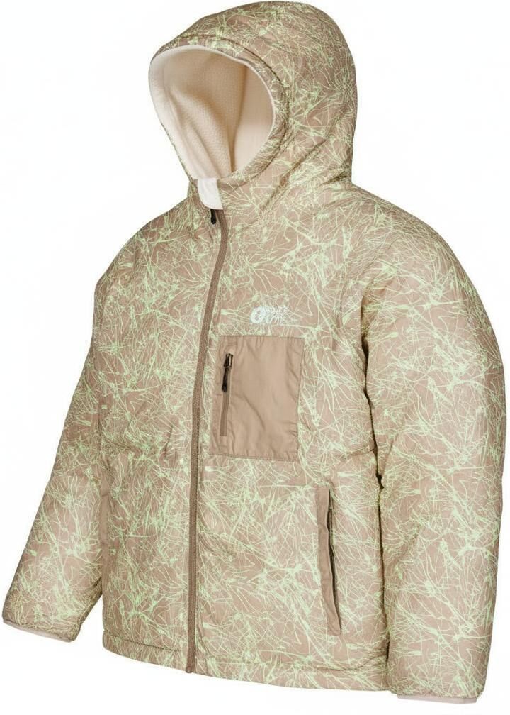 Picture  - Posy Printed Textury Print - S - Doudoune