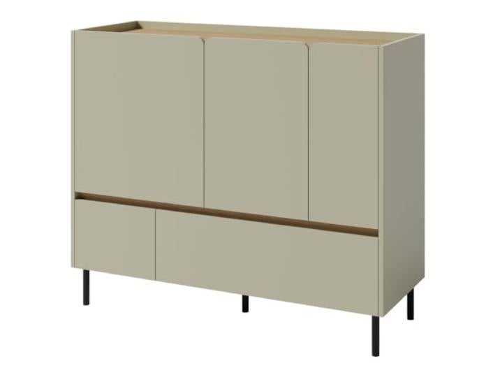 BEAUTY SOFA Kommode LICO mit 2 Schubladen und 3 Türen, Eukalyptus 2 Schubladen, 3 Türen, Stauraum, Wohnzimmermöbel