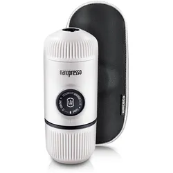 Wacaco Nanopresso Espressokocher inkl. Schutzhülle - STK - chill white