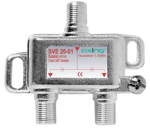 Axing SAT-Verteiler 2-fach 5 - 2400MHz