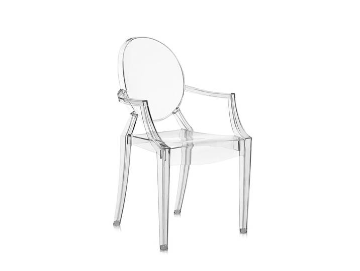 KARTELL chaise pour enfants LOU LOU GHOST (Cristal - Polycarbonate transparent)