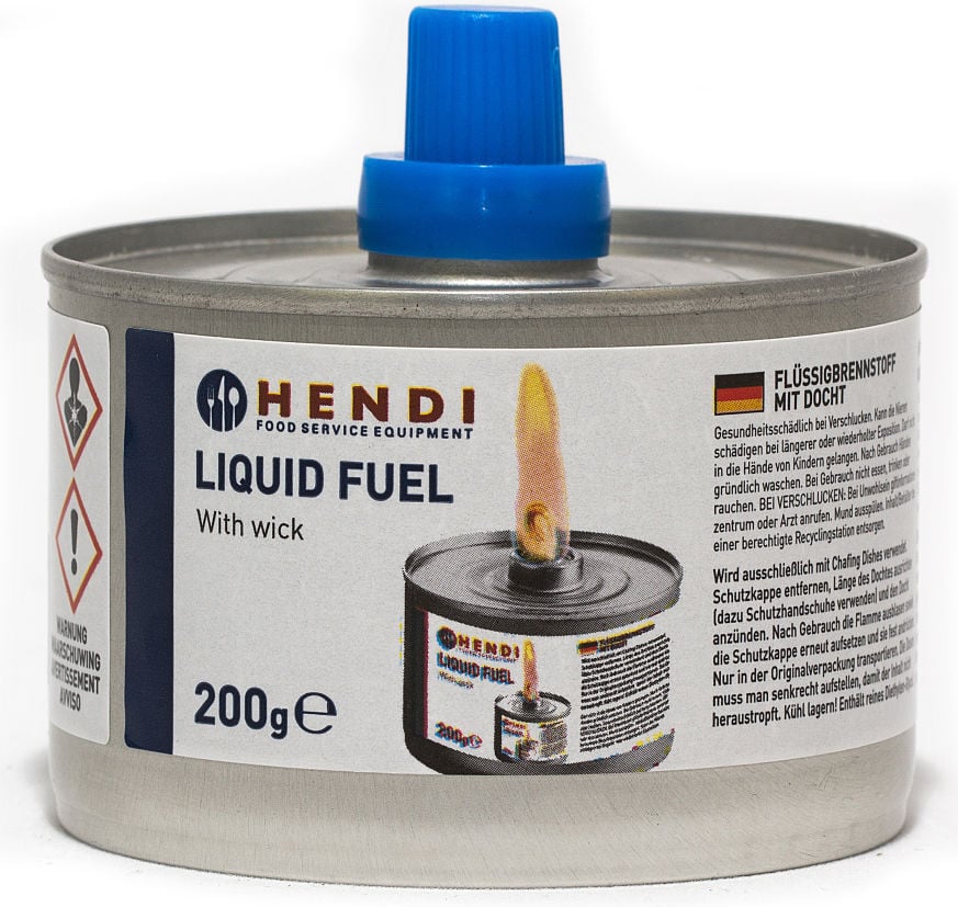 Hendi vloeibare brandstof met lont