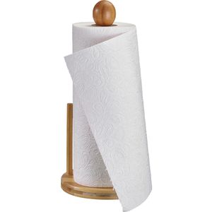 Westmark Küchenrollenhalter 52612260 aus Bambus, braun, mit Abreißhilfe
