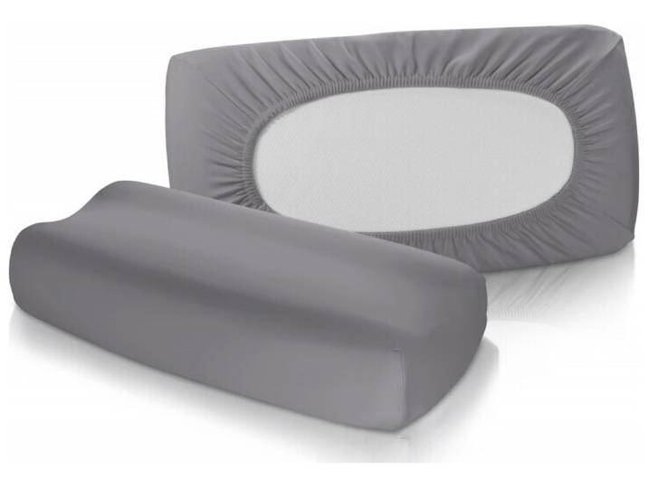 Inhouse Fixleintuch Fixli Gots Jersey Elastan 40/60 grau