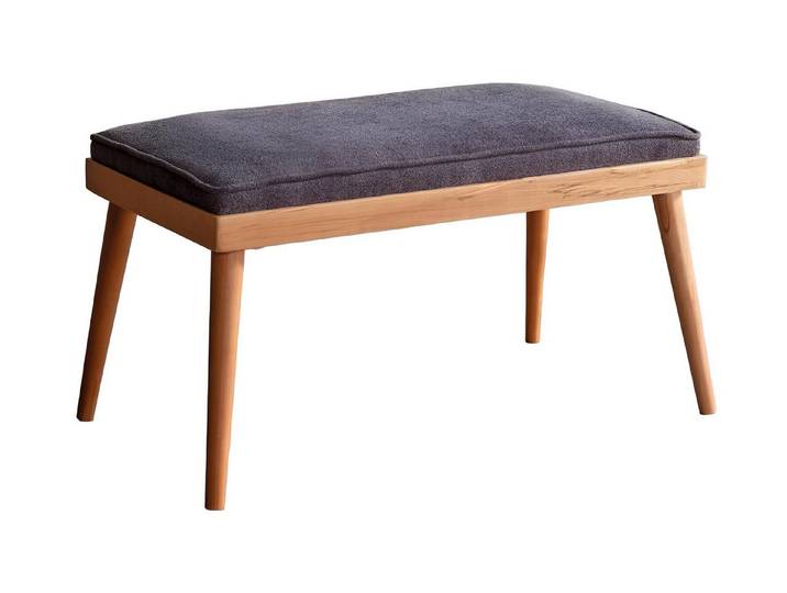 Xlmoebel Hocker Moderner grauer Hocker mit Ottomane, elegantes Design für Zuhause (Hocker), Hergestellt in Europa