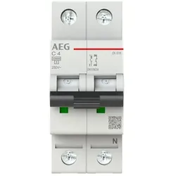 AEG EN101NC04 Leitungsschutzschalter AEG ElfaPlus 10 kA, C-Charakteristik, 4A, 1P+N 2CDS271188R0044