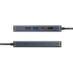 HYPER HD4002GL - PortReplicator/Dockingstation, USB-C, 6 Port